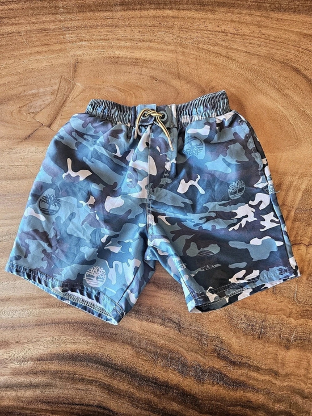 Timberland Boys 4T Camo Swim Trunks